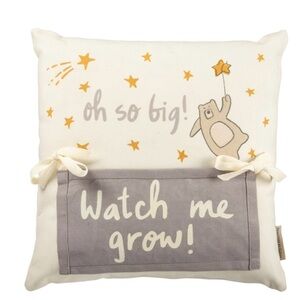Primitives by Kathy Oh So Big Milestone Pillow with Interchangeable Banners